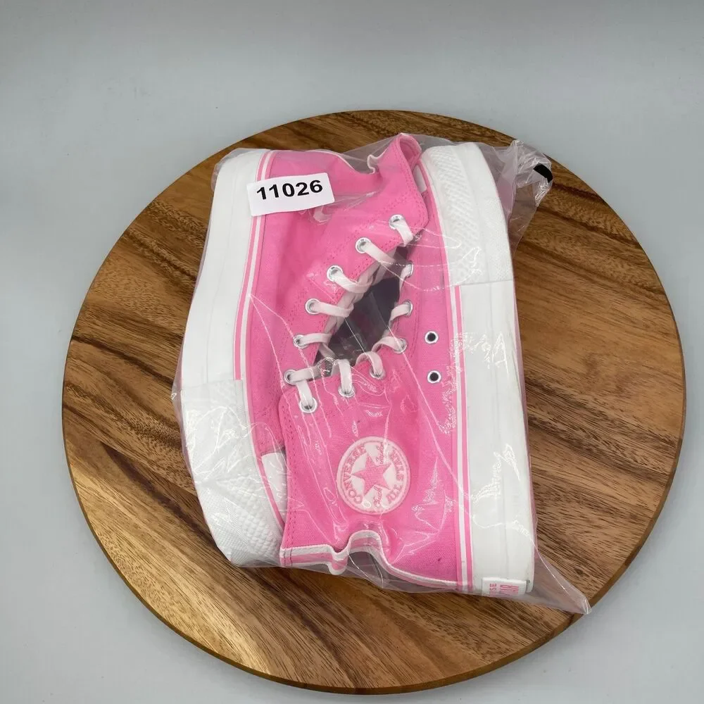 Converse Chuck Taylor All Star Lift Shoes Womens 11 Pink Platform Retro Varsity